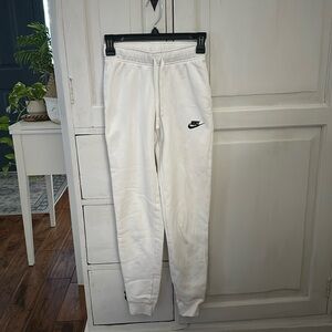 Nike Sweatpants joggers white size xs